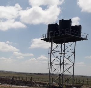 Raised water tank
