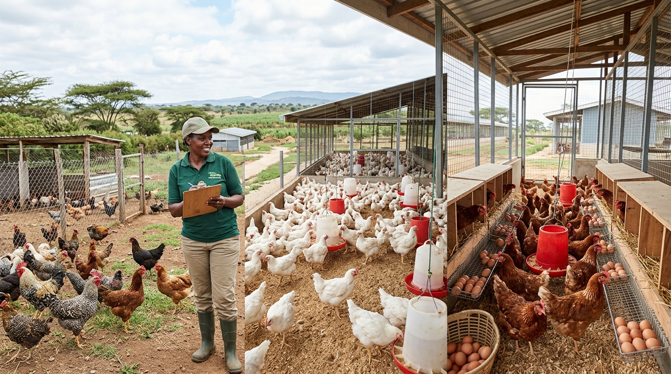 broilers, layers or kienyeji chicken